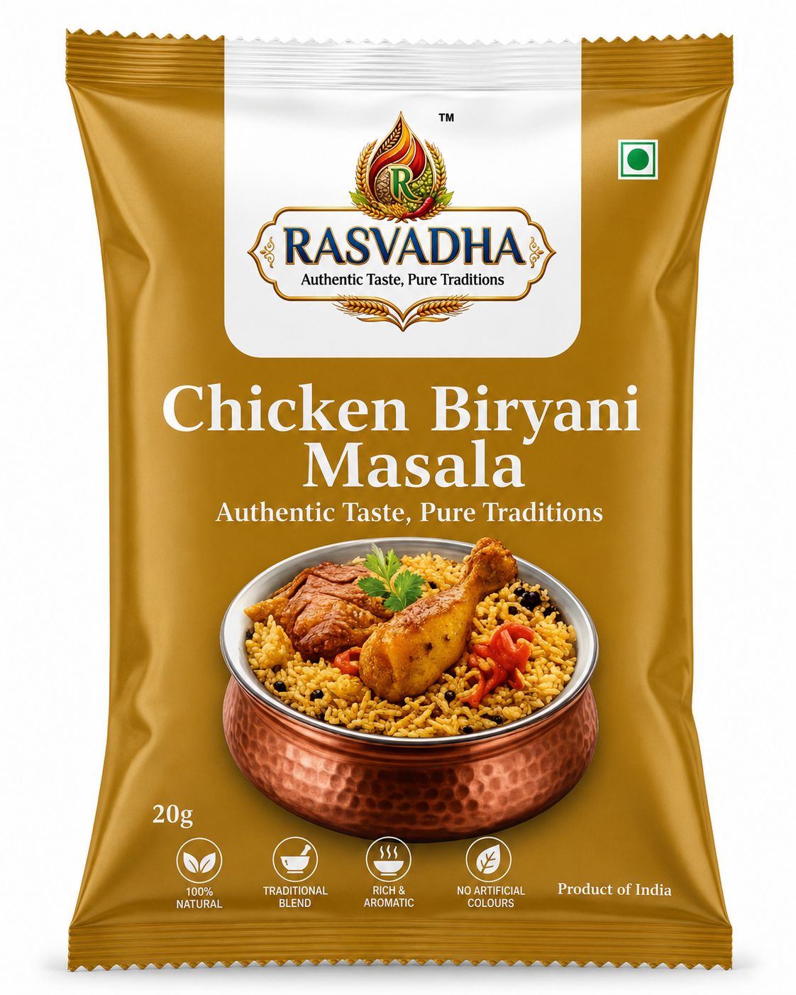 Rasvadha Chiken Biryani Rasvadha Chicken Biryani Masala - Image 1